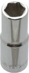 Blackhawk by Proto - 3/8" Drive, Deep Hand Socket - 6 Points, 1-13/16" OAL, Chrome Finish - Industrial Tool & Supply