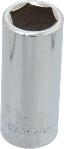 Blackhawk by Proto - 3/8" Drive, Deep Hand Socket - 6 Points, 2-7/64" OAL, Chrome Finish - Industrial Tool & Supply