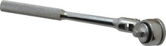 Blackhawk by Proto - 1/4" Drive Round Head Quick-Release Ratchet - Chrome Finish, 6-1/2" OAL, 43 Gear Teeth, Standard Knurled Handle, Flex Head - Industrial Tool & Supply