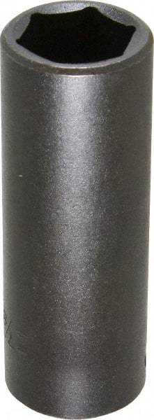 Blackhawk by Proto - 1/2" Drive 7/8" Deep Impact Socket - 6 Points, 3-1/2" OAL - Industrial Tool & Supply