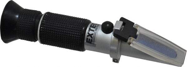 Extech - Antifreeze and Battery with Auto Temp Compensation Refractometer - -60 to 32°F Ethylene Glycol, -60 to 32°F Propylene Glycol, 1.15 to 1.30 sg Battery Fluid - Industrial Tool & Supply