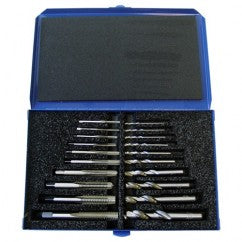 20 Piece Set Hand Tap and 118 Degree Screw Machine Drills - Industrial Tool & Supply