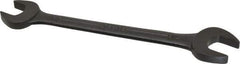 Armstrong - 3/4" x 7/8" Standard Open End Wrench - 9-3/4" OAL, Double End, Black Finish, 15° Head Angle - Industrial Tool & Supply