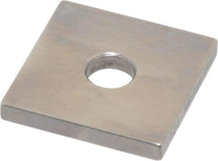 Mitutoyo - 0.126" Square Steel Gage Block - Accuracy Grade 0, Includes Certificate of Inspection - Industrial Tool & Supply