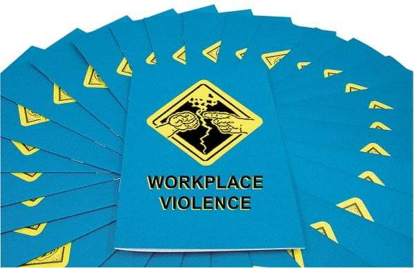 Marcom - Workplace Violence Training Booklet - English and Spanish, Safety Meeting Series - Industrial Tool & Supply