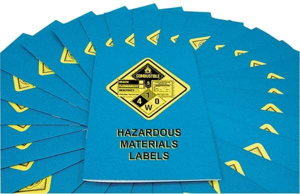 Marcom - Hazardous Materials Labels Training Booklet - English and Spanish, Safety Meeting Series - Industrial Tool & Supply