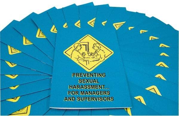 Marcom - Preventing Sexual Harassment for Managers and Supervisors Training Booklet - English and Spanish, Safety Meeting Series - Industrial Tool & Supply