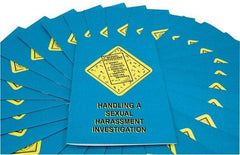 Marcom - Handling a Sexual Harassment Investigation Training Booklet - English and Spanish, Safety Meeting Series - Industrial Tool & Supply