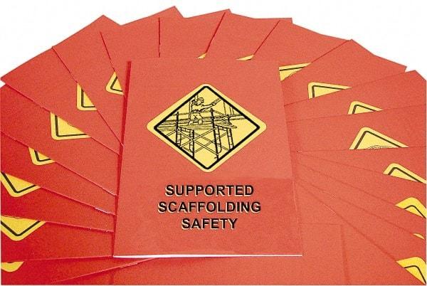 Marcom - Supported Scaffolding Safety Training Booklet - English and Spanish, Regulatory Compliance Series - Industrial Tool & Supply