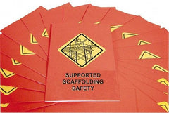 Marcom - Supported Scaffolding Safety Training Booklet - English and Spanish, Regulatory Compliance Series - Industrial Tool & Supply