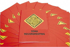 Marcom - OSHA Record Keeping Training Booklet - English and Spanish, Regulatory Compliance Series - Industrial Tool & Supply