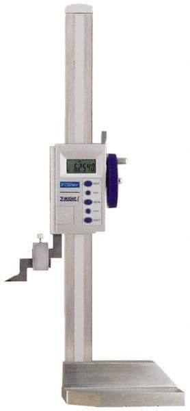 Fowler - 24" Electronic Height Gage - 0.0005" Resolution, Accurate to 0.003", LCD Display - Industrial Tool & Supply
