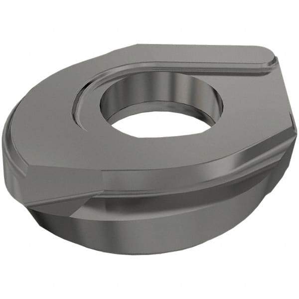 Iscar - HBRD1.0 QF Grade IC328 Carbide Milling Insert - TiCN Finish, 0.212" Thick, 1/2" Corner Radius - Industrial Tool & Supply