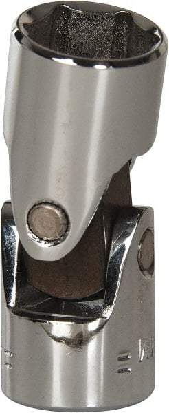 Blackhawk by Proto - 3/8" Drive, Standard Hand Socket - 6 Points, 1-29/32" OAL, Alloy Steel, Chrome Finish - Industrial Tool & Supply