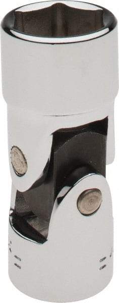 Blackhawk by Proto - 3/8" Drive, Standard Hand Socket - 6 Points, 2" OAL, Alloy Steel, Chrome Finish - Industrial Tool & Supply