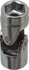 Blackhawk by Proto - 1/2", 3/8" Drive, Standard Hand Socket - 6 Points, 1-51/64" OAL, Alloy Steel, Chrome Finish - Industrial Tool & Supply