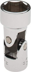 Blackhawk by Proto - 11/16", 3/8" Drive, Standard Hand Socket - 6 Points, 1-29/32" OAL, Alloy Steel, Chrome Finish - Industrial Tool & Supply
