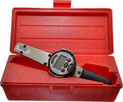 Proto - 1/4" Drive Electronic Digital Torque Wrench - 0.83 Ft/Lb to 8 Ft/Lb Torque, 11" OAL, 0.01 N/m Graduation, Fixed Head - Industrial Tool & Supply