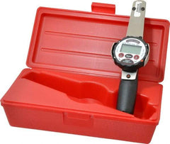 Proto - 3/8" Drive Electronic Digital Torque Wrench - 5 Ft/Lb to 50 Ft/Lb Torque, 11" OAL, 0.1 N/m Graduation, Fixed Head - Industrial Tool & Supply