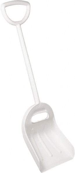 Remco - 18-1/2" High Square Plastic Shovel - 29-1/4" Long D-Grip Handle - Industrial Tool & Supply