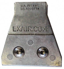 Guardair - Blow Gun Fan - 1/4 NPT, 2" Hose Length, Zinc - Industrial Tool & Supply