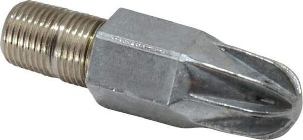 Guardair - Blow Gun Low Volume - 1/4 NPT, 1-1/2" Hose Length, Zinc - Industrial Tool & Supply