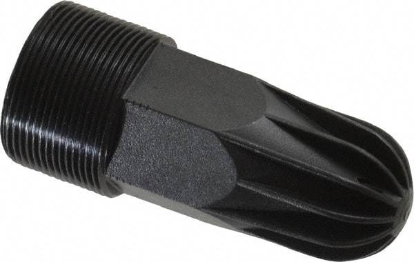 Guardair - Blow Gun Safety Rubber - 1/4 NPT, 1-3/4" Hose Length, Zinc - Industrial Tool & Supply