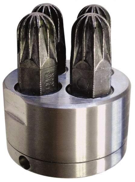 Guardair - Blow Gun Maximum Air Cluster - 1/4 NPT, 2-1/2" Hose Length, Zinc - Industrial Tool & Supply