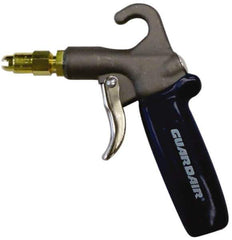 Guardair - 120 Max psi High Volume Safety Nozzle High Volume Safety Air Gun - 1/4 NPT Inlet, Brass - Industrial Tool & Supply