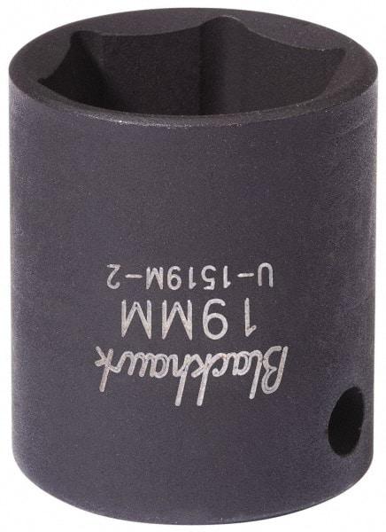 Blackhawk by Proto - 1/2" Drive 26mm Standard Impact Socket - 6 Points, 3-7/8" OAL - Industrial Tool & Supply