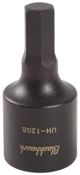 Blackhawk by Proto - 1/2" Drive, 5/16" Impact Hex Bit Socket - 4-5/8" OAL - Industrial Tool & Supply