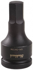 Blackhawk by Proto - 3/4" Drive, 3/4" Impact Hex Bit Socket - 3-1/2" OAL - Industrial Tool & Supply