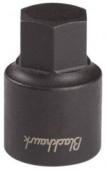 Blackhawk by Proto - 3/8" Drive, 1/2" Impact Hex Bit Socket - 3-1/2" OAL - Industrial Tool & Supply