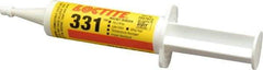 Loctite - 25 mL Cartridge Two Part Acrylic Adhesive - 0.33 min Working Time, 3,100 psi Shear Strength, Series 331 (Use with MSC#-93297661) - Industrial Tool & Supply