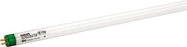 Philips - 49 Watt Fluorescent Tubular Miniature Bi-Pin Lamp - 4,000°K Color Temp, 5,000 Lumens, T5, 25,000 hr Avg Life - Industrial Tool & Supply