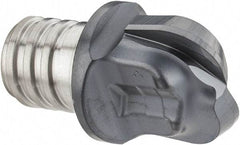 Iscar - MM HT Grade IC908 Carbide Ball Nose Milling Tip Insert - TiAlN Finish, 2 Flutes, 3/4" Cutting Diam, 0.45" Depth of Cut, 0.68" Extension, 1/4" Cnr Rad - Industrial Tool & Supply