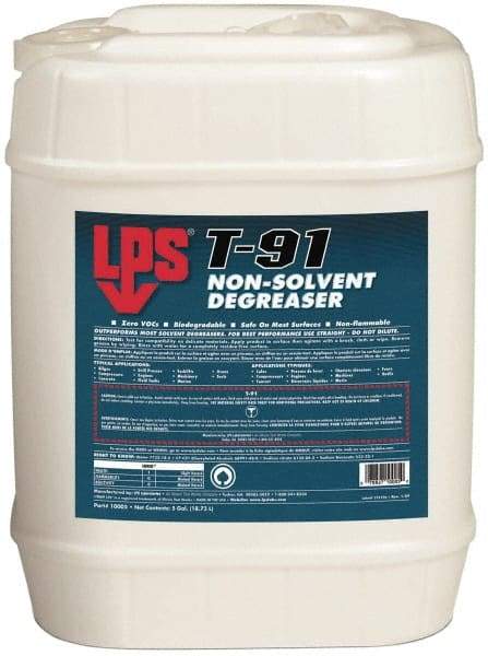 LPS - 55 Gal Drum Cleaner/Degreaser - Liquid, Unscented - Industrial Tool & Supply