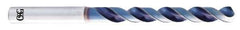 OSG - 10.3mm 120° Vanadium High Speed Steel Jobber Drill - WD1 Finish, Right Hand Cut, Spiral Flute, Straight Shank, 144mm OAL, Faceted Point - Industrial Tool & Supply