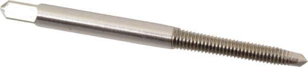 Hertel - M4.5x0.75 Metric Coarse, 2 Flute, High Speed Steel Spiral Point Tap - Plug Chamfer, Right Hand Thread, 2-3/8" OAL - Exact Industrial Supply