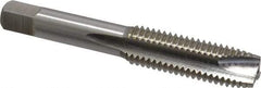 Hertel - M14x2.00 Metric Coarse, 3 Flute, High Speed Steel Spiral Point Tap - Plug Chamfer, Right Hand Thread, 3-19/32" OAL, 6H Class of Fit - Exact Industrial Supply