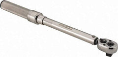 CDI - 3/8" Drive Micrometer Torque Wrench - 4 N/m to 250 In/Lb Torque, 11-1/4" OAL, 0.12 N/m Graduation, Pear Head - Industrial Tool & Supply