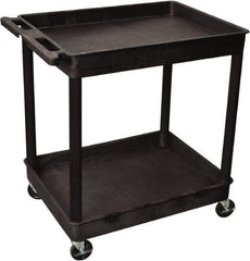 NMC - 300 Lb Capacity, 32" Wide x 24" Long x 37-1/2" High Shelf Cart - 1 Shelf, Plastic - Industrial Tool & Supply