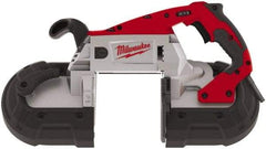 Milwaukee Tool - 120 Volt, Electric Handheld Bandsaw - 5 Inch (Round) and 5 x 5 Inch (Rectangular) Depth of Cut, 380 SFPM, 11 Amp - Industrial Tool & Supply