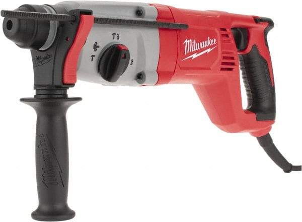 Milwaukee Tool - 120 Volt 1" SDS Plus Chuck Electric Rotary Hammer - 0 to 5,625 BPM, 0 to 1,500 RPM - Industrial Tool & Supply