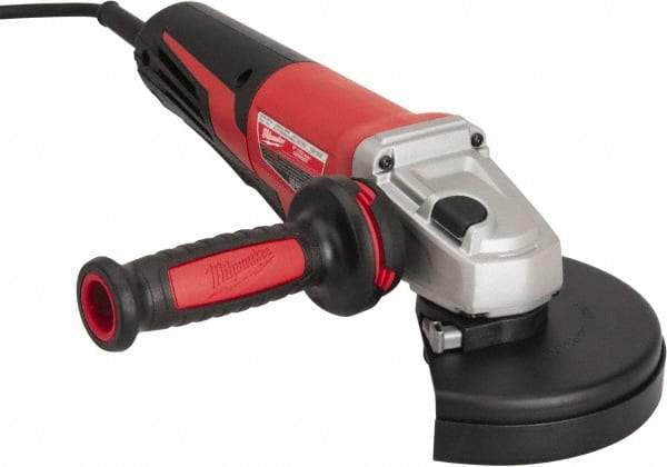 Milwaukee Tool - 6" Wheel Diam, 9,000 RPM, Corded Angle & Disc Grinder - 5/8-11 Spindle, 120 Volts, 13 Amps - Industrial Tool & Supply