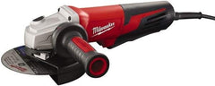Milwaukee Tool - 6" Wheel Diam, 9,000 RPM, Corded Angle & Disc Grinder - 5/8-11 Spindle, 120 Volts, 13 Amps - Industrial Tool & Supply