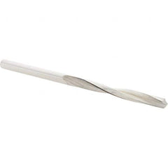 Guhring - #25 118° High Speed Steel Jobber Drill - Bright Finish, Right Hand Cut, Spiral Flute, Straight Shank, 75mm OAL, Standard Point - Industrial Tool & Supply
