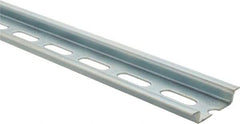 Value Collection - 2m Long x 35mm Wide x 7-1/2mm High, Steel DIN Rail - Industrial Tool & Supply