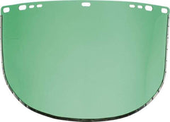 Jackson Safety - Green Acetate Face Shield - 9" High x 15-1/2" Wide x 1.01mm Thick, Compatible with Jackson 170-B Headgear - Industrial Tool & Supply