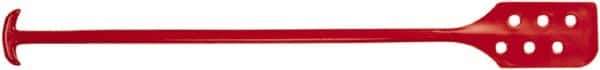 Remco - Red Polypropylene Mixing Paddle with Holes - 52" Overall Length - Industrial Tool & Supply